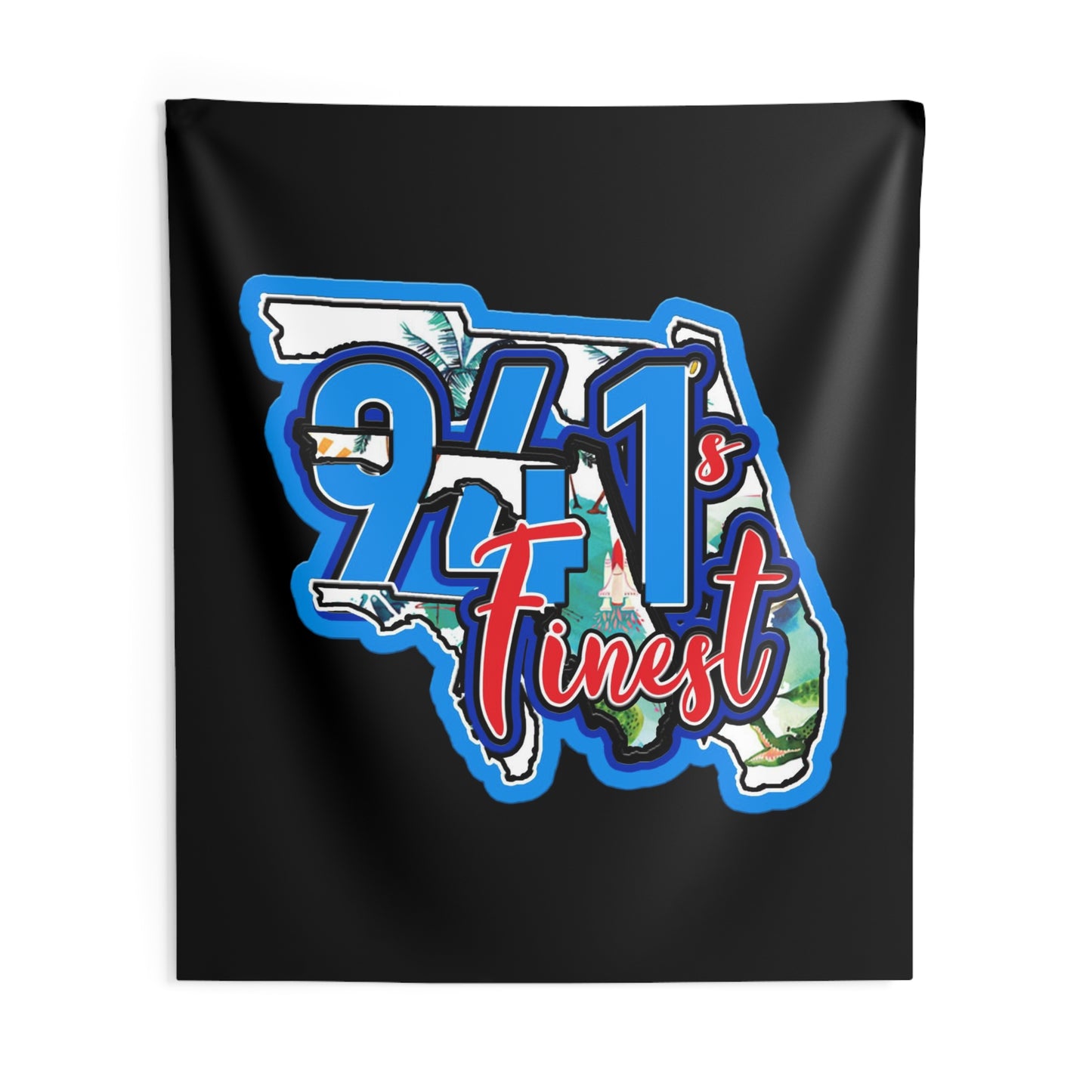 941’s Finest Indoor Wall Tapestry (Flag design)
