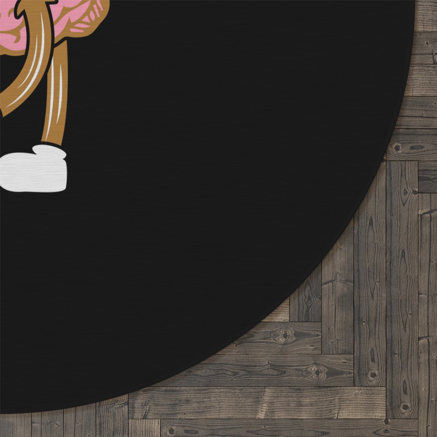 Money on my mind Round Rug