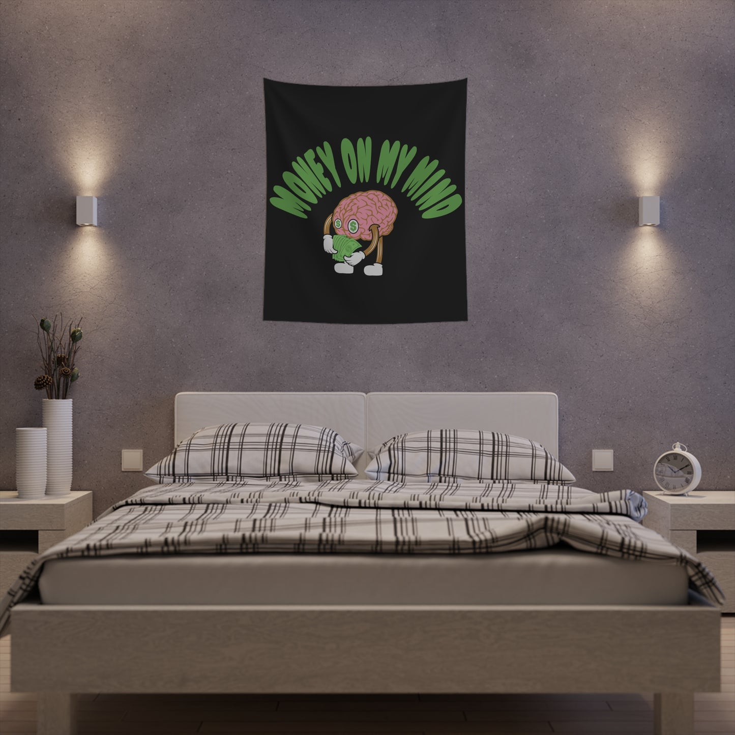 Money on my mind Wall Tapestry