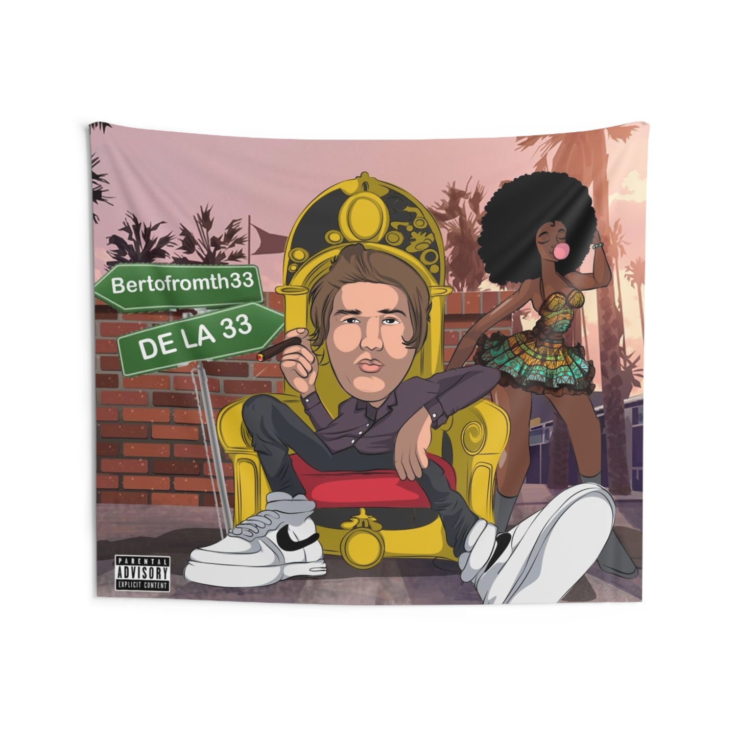 De la 33 Indoor Wall Tapestri