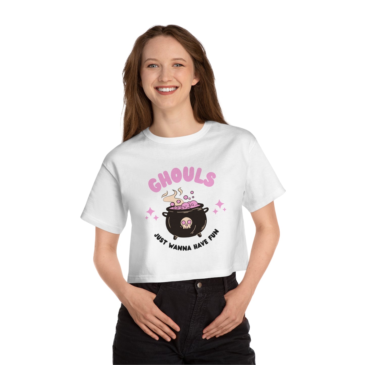 Ghouls just wanna have fun Champion Women's Crop top