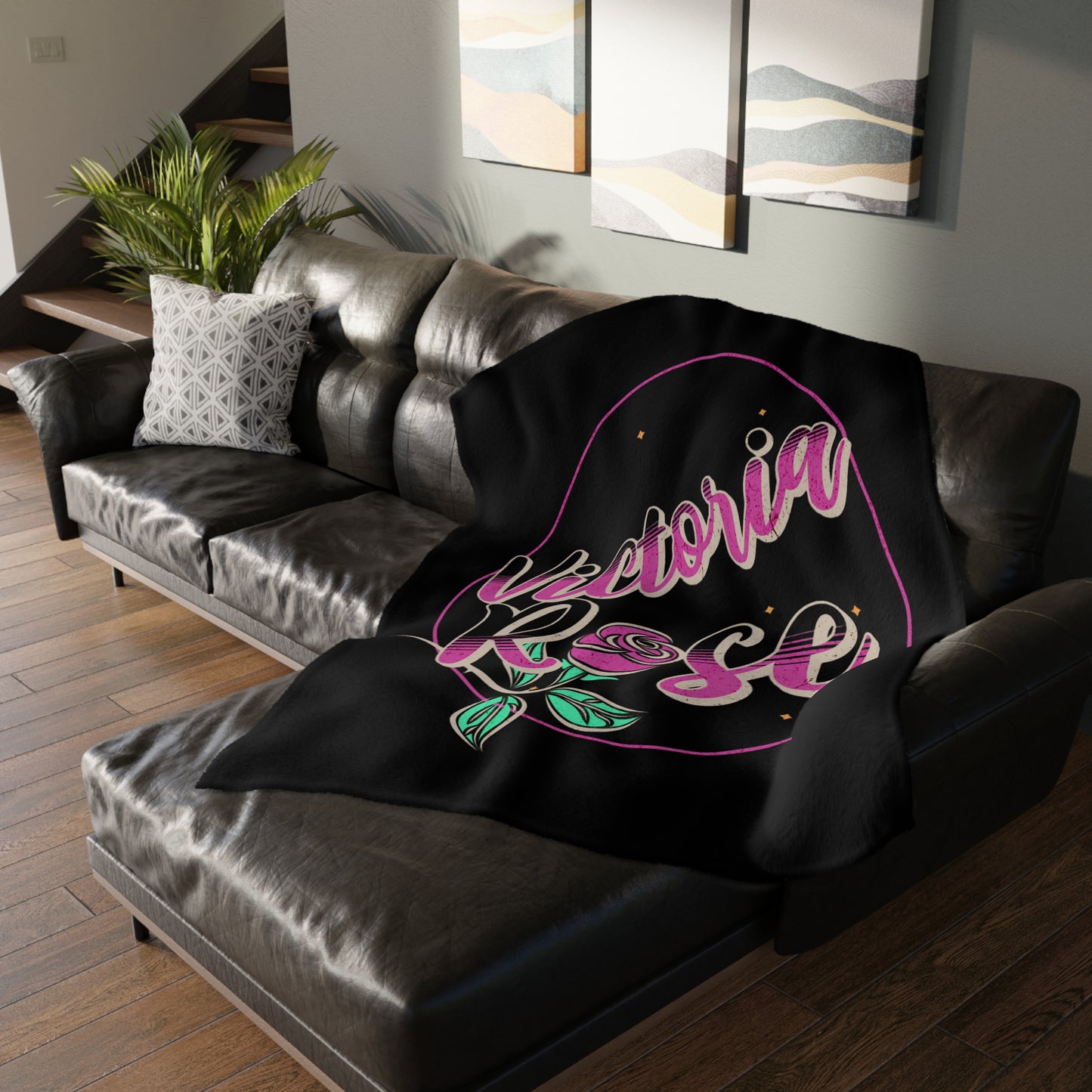 Victoria Rose Blanket (Two-sided print)