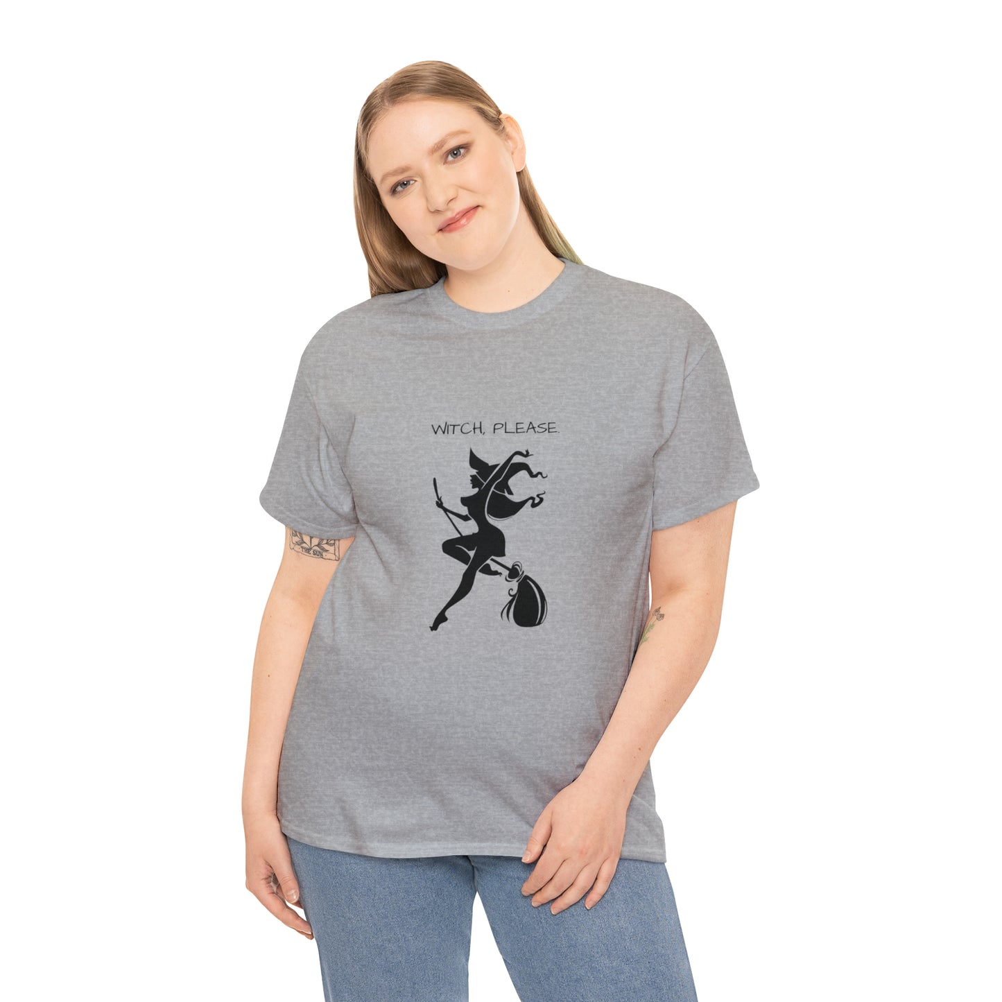 Witch please Heavy Cotton Tee