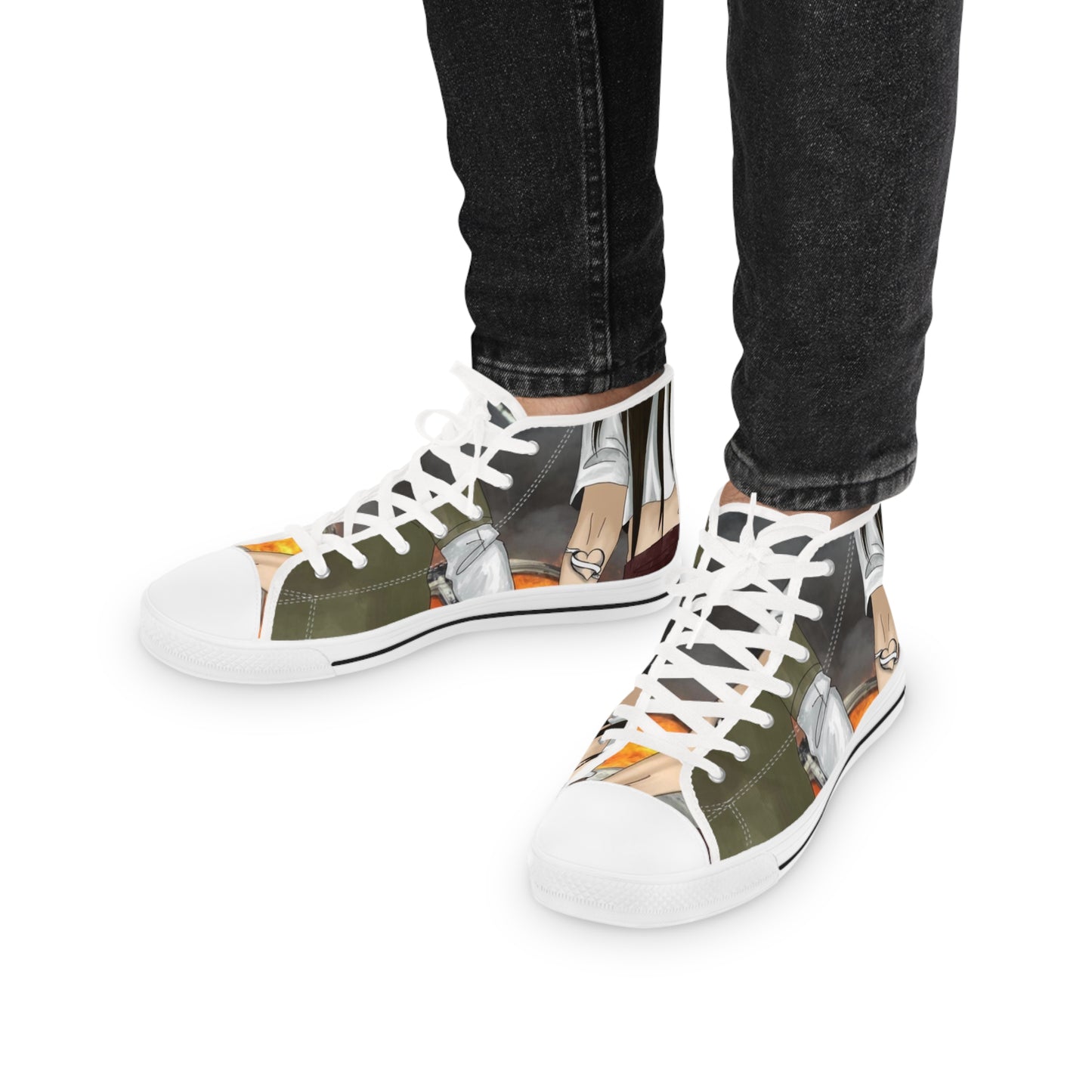 “Through hell and back” Men's High Top Sneakers