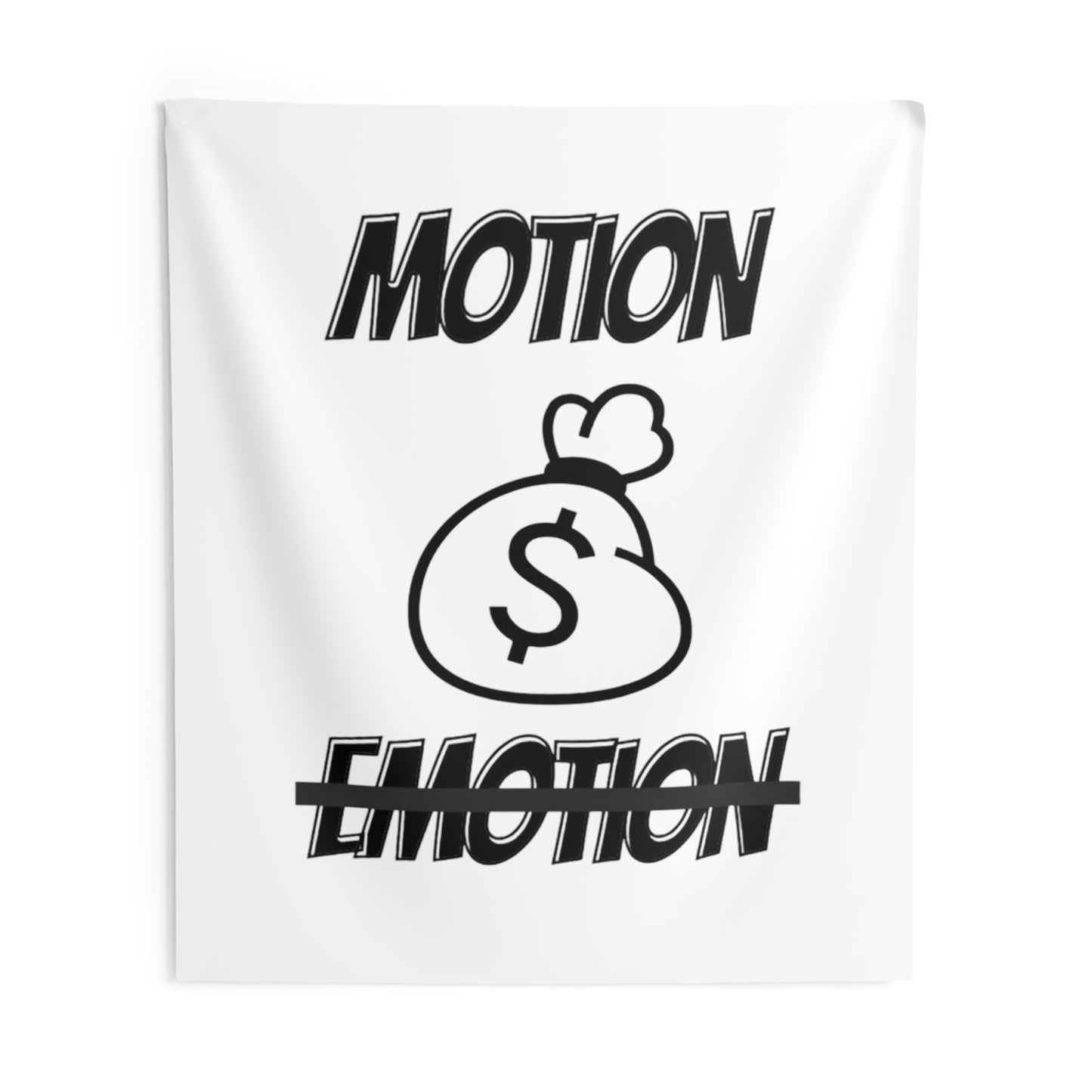 Motion No Emotion Indoor Wall Tapestry