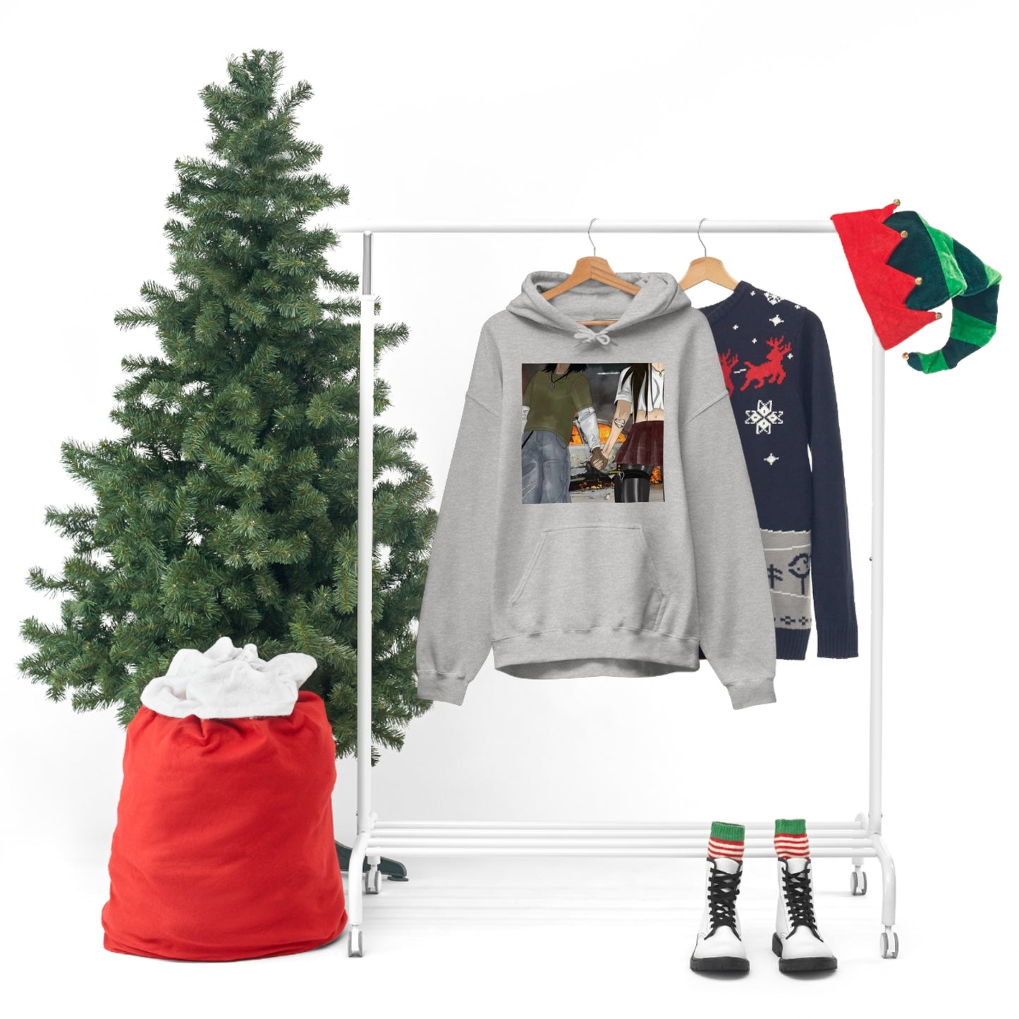 “Through hell and back” Hooded Sweatshirt