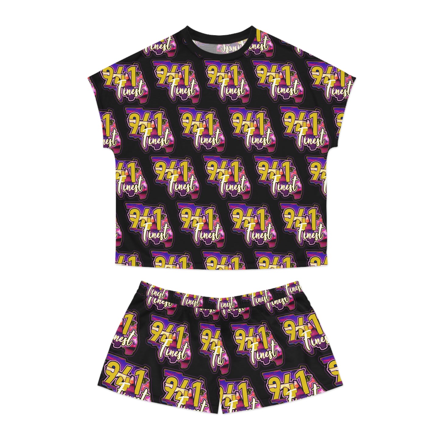 941s Finest Women's Short Pajama Set