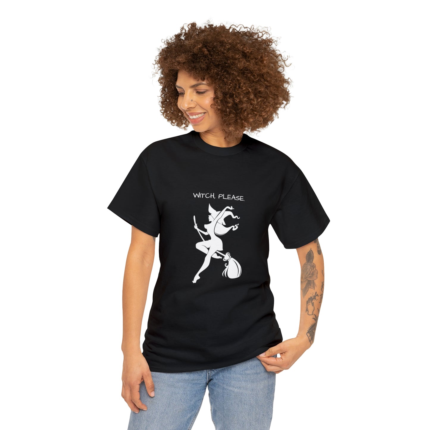 Witch please Heavy Cotton Tee