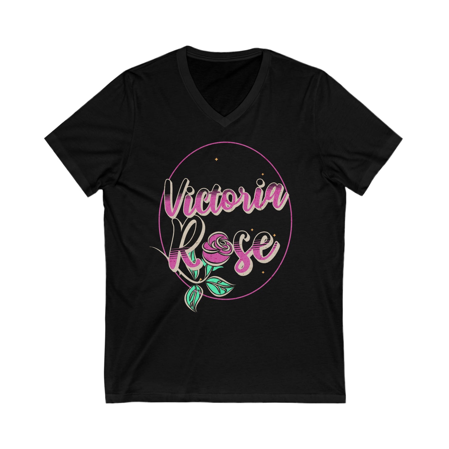 Victoria Rose V-Neck Tee