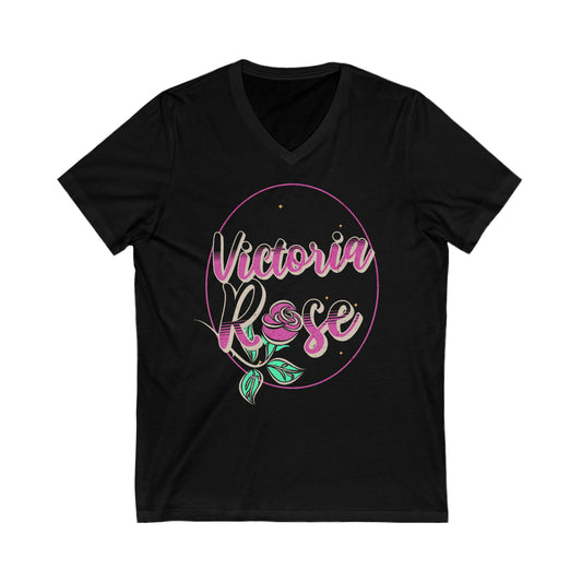 Victoria Rose V-Neck Tee