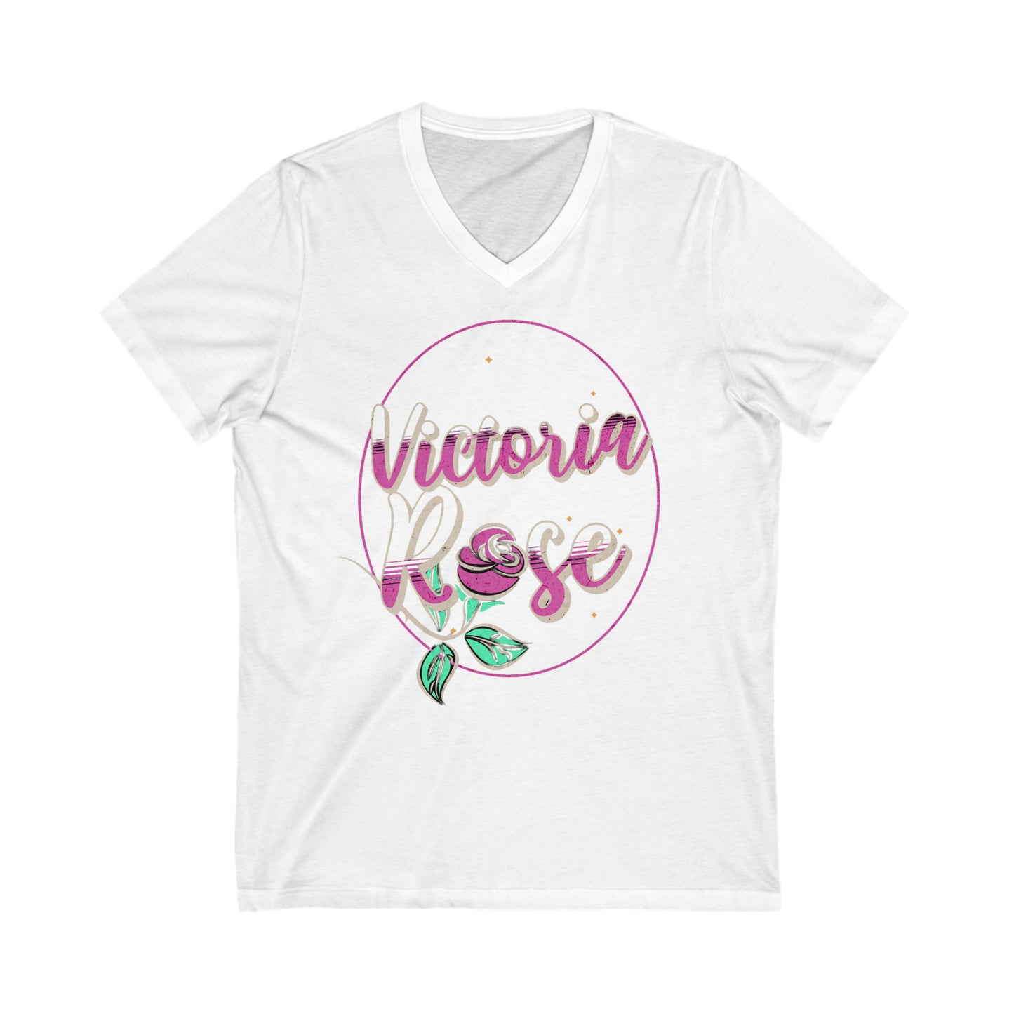 Victoria Rose V-Neck Tee