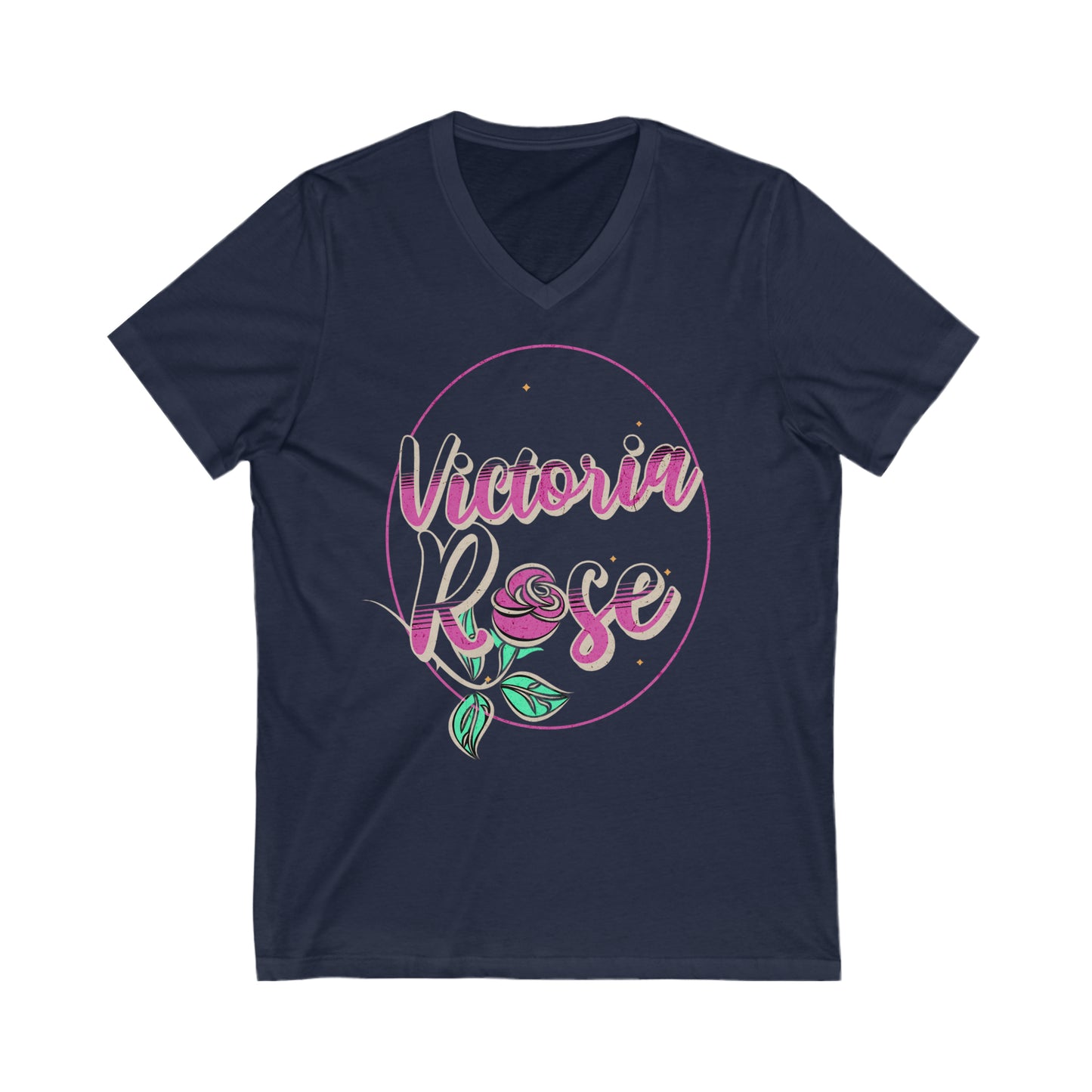 Victoria Rose V-Neck Tee