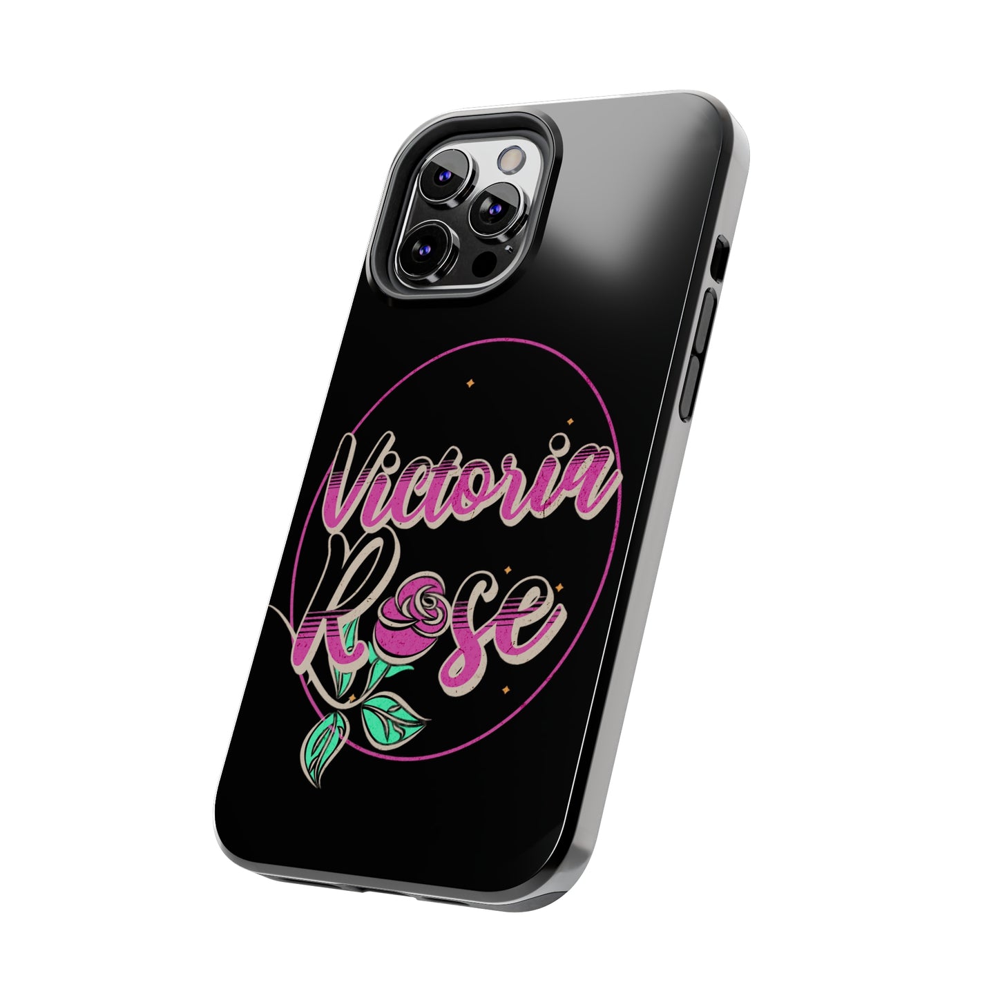 Victoria Rose Phone Case (Black)