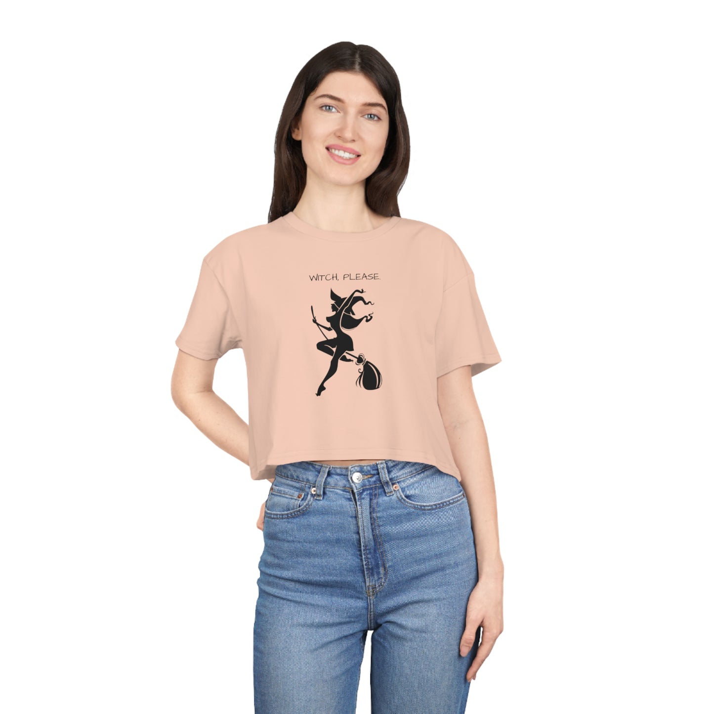 Witch please Women's Crop Tee