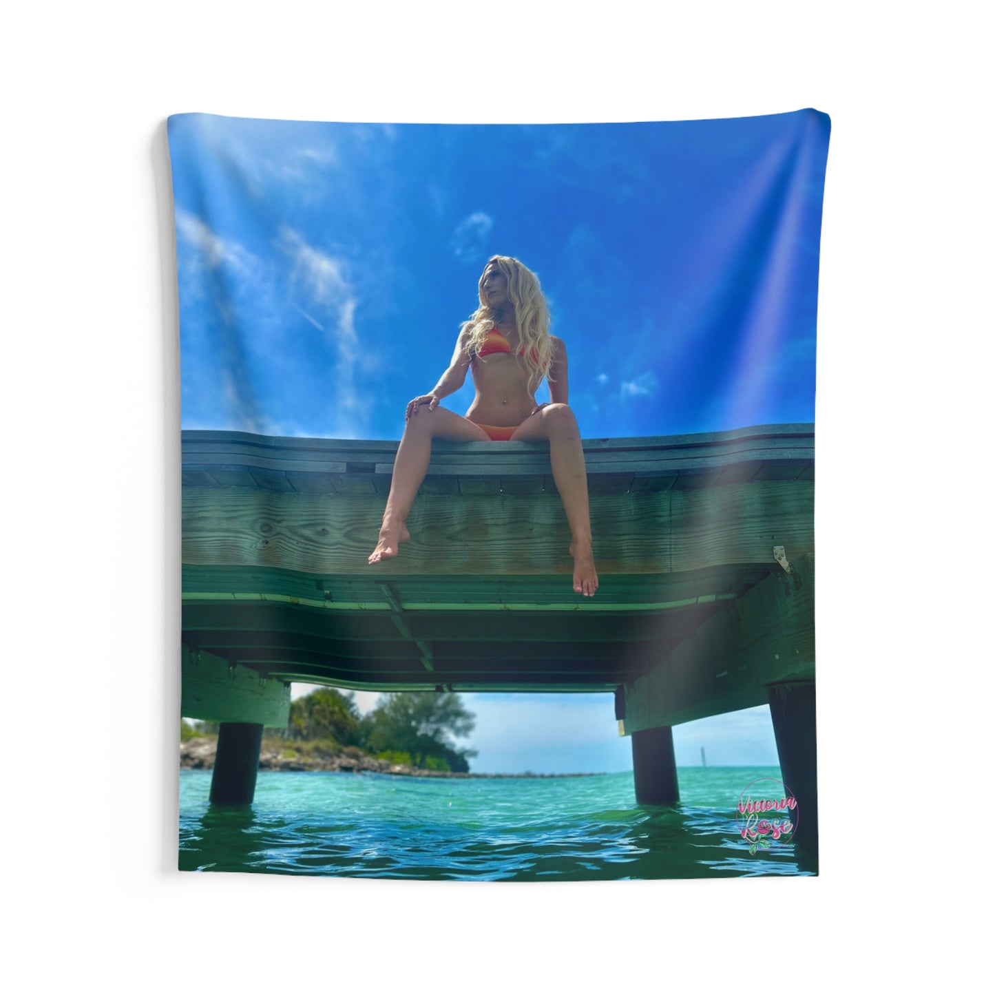 Victoria Rose Indoor Wall Tapestry (Above all odds)