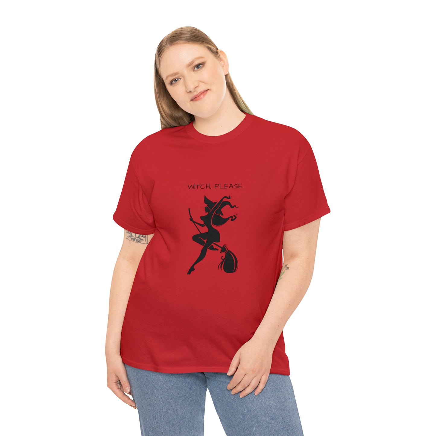 Witch please Heavy Cotton Tee