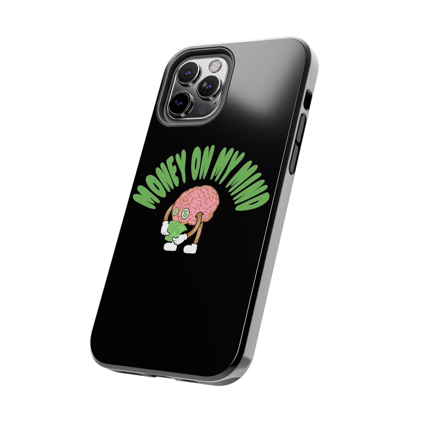 Money on my mind Phone case (Black)