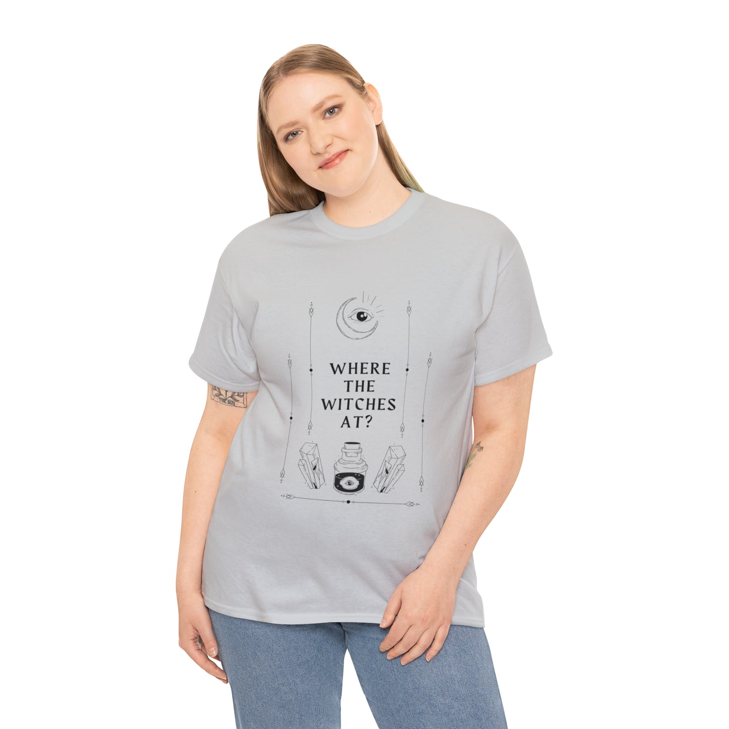 Where the witches at? Heavy Cotton Tee