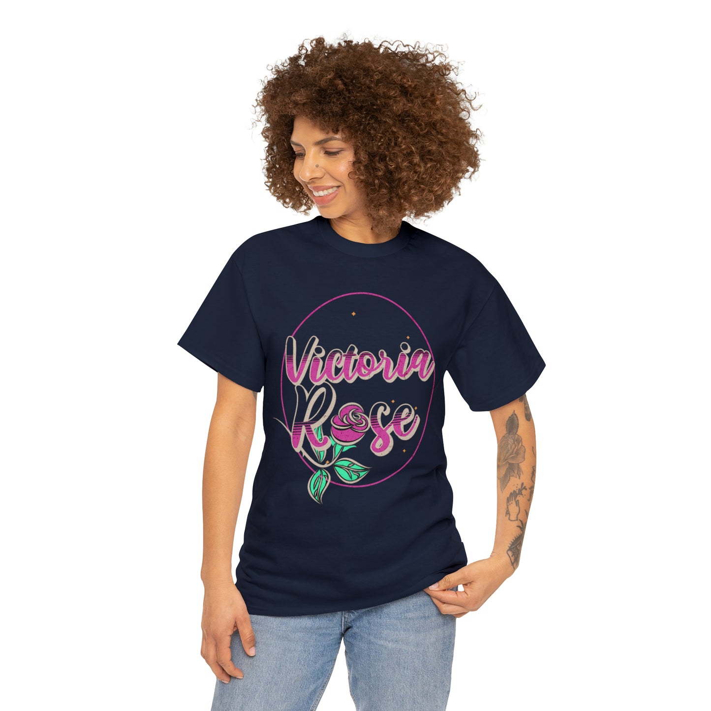 Victoria Rose Heavy Cotton Tee