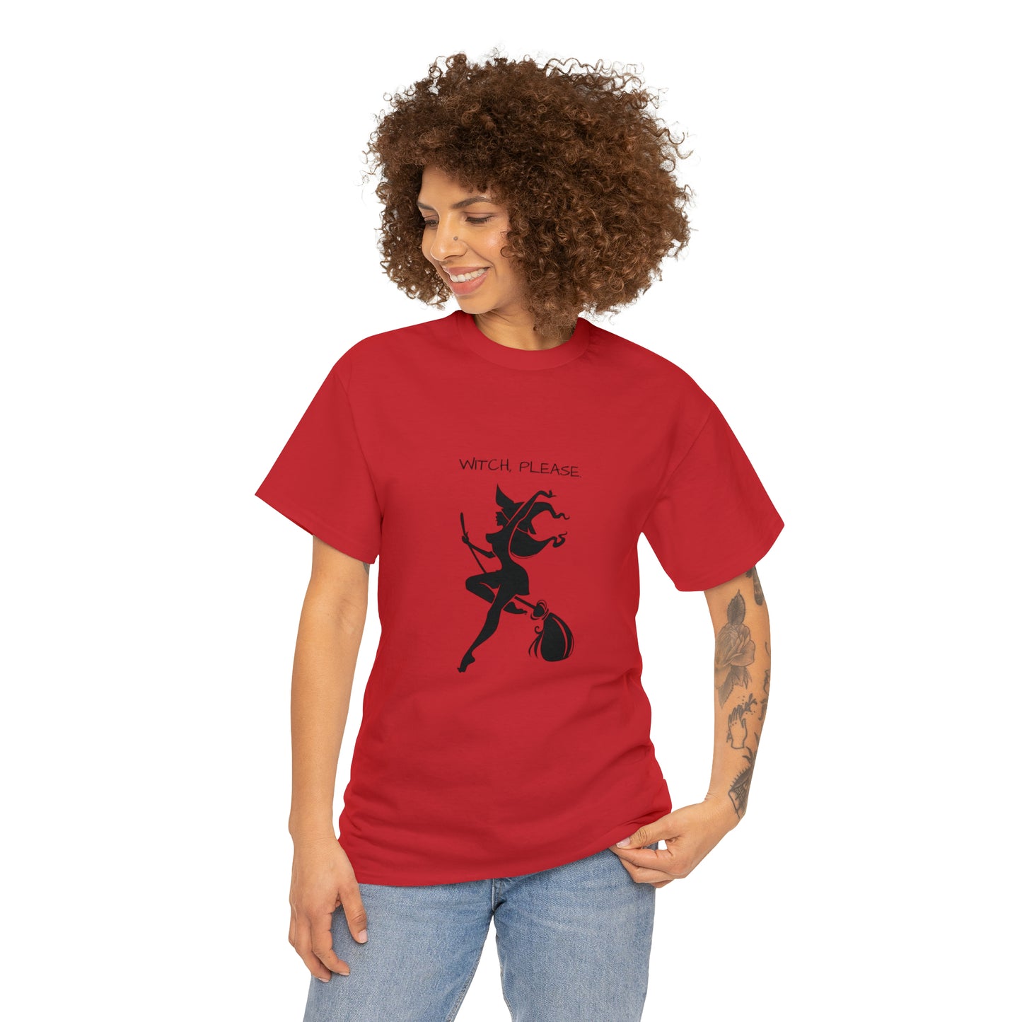 Witch please Heavy Cotton Tee