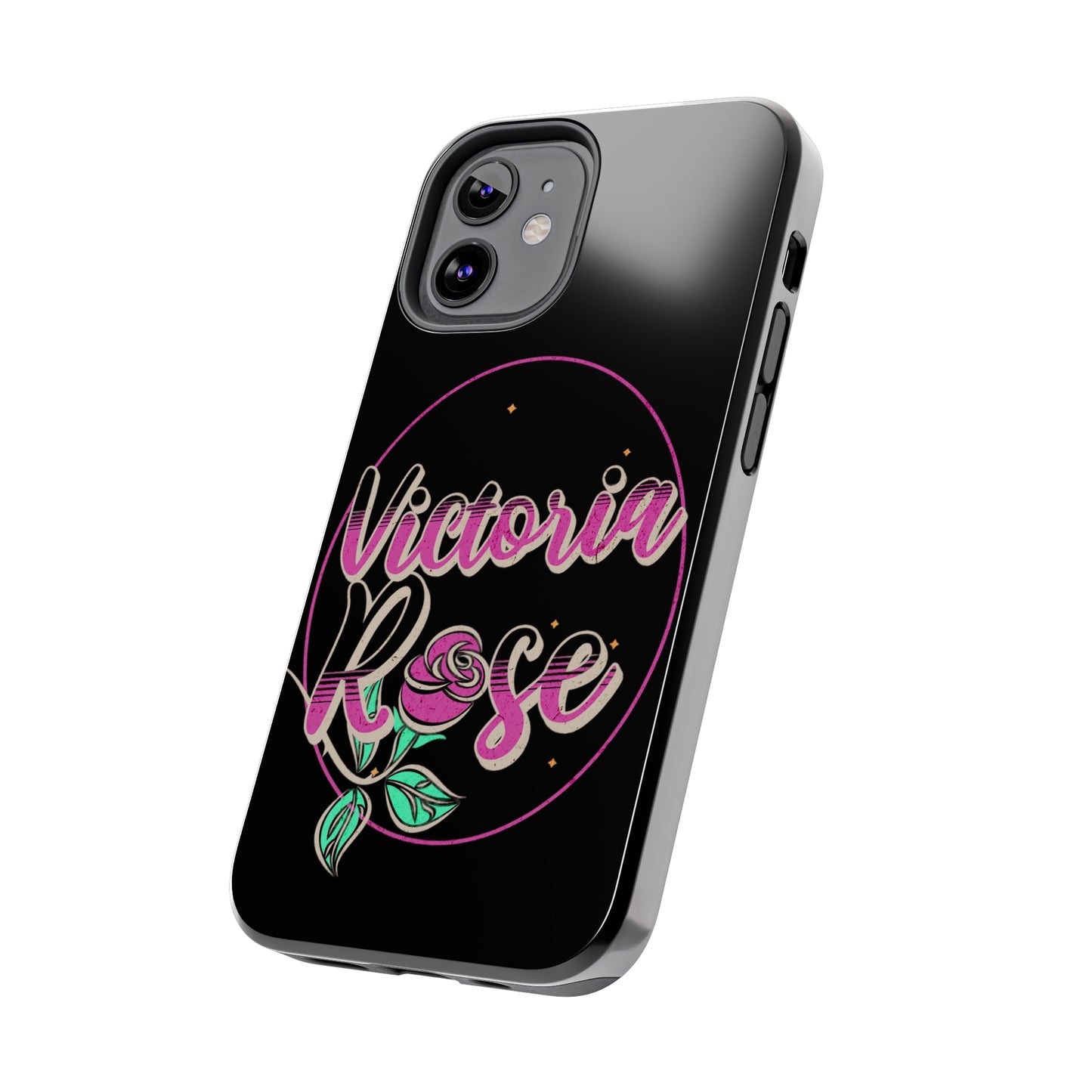 Victoria Rose Phone Case (Black)