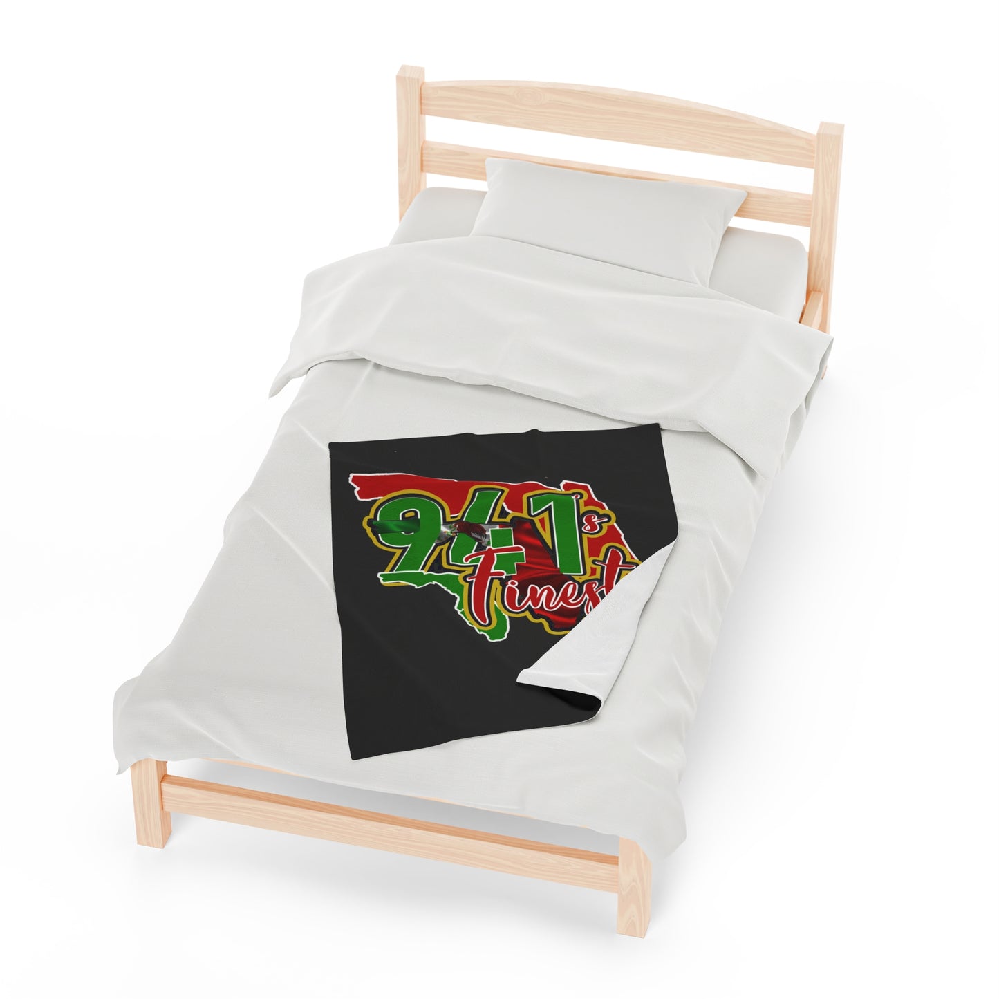 941’s finest Plush Blanket (Mexican Flag)