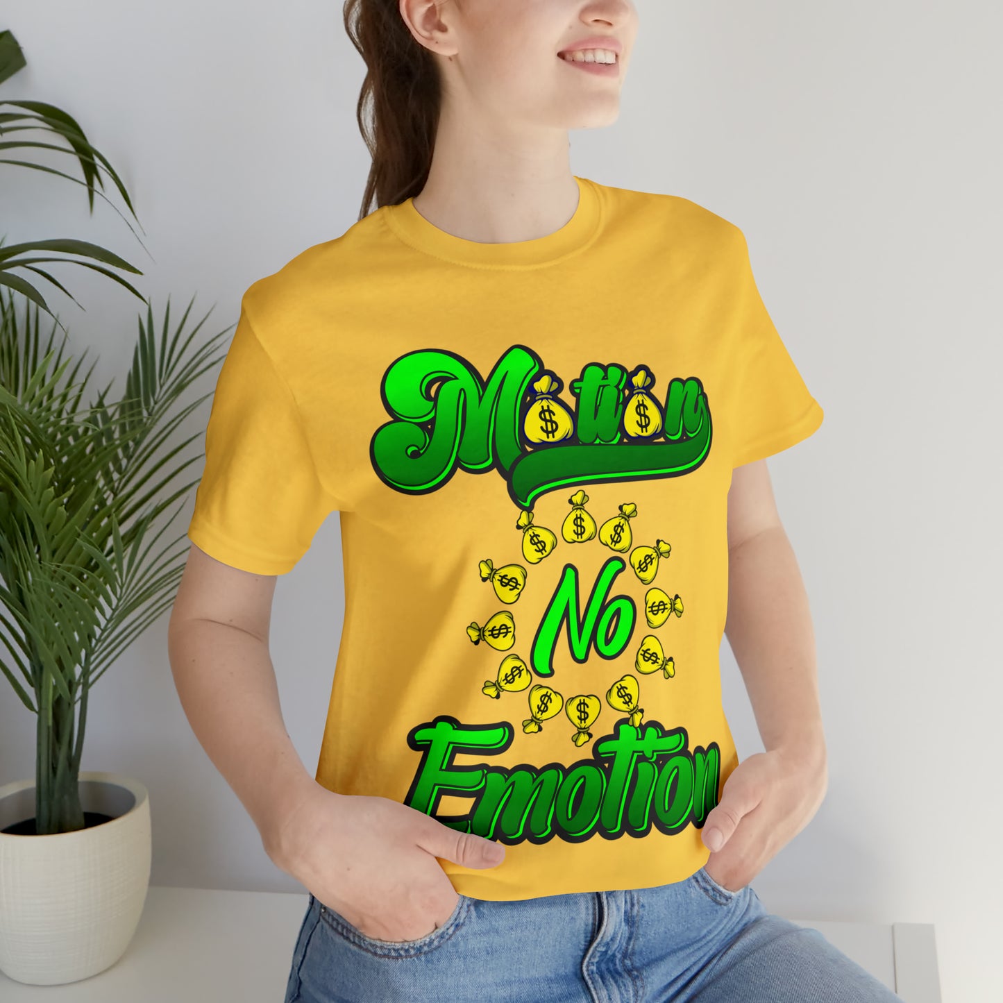 Motion No Emotion (moneybag) Jersey Short Sleeve Tee