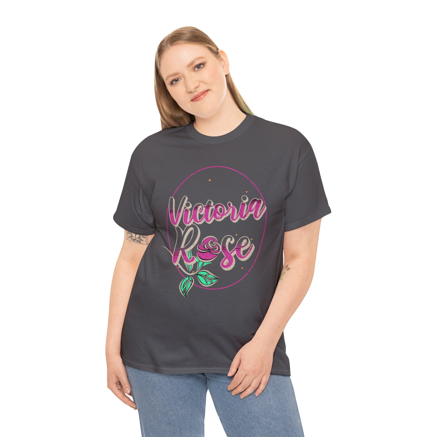 Victoria Rose Heavy Cotton Tee