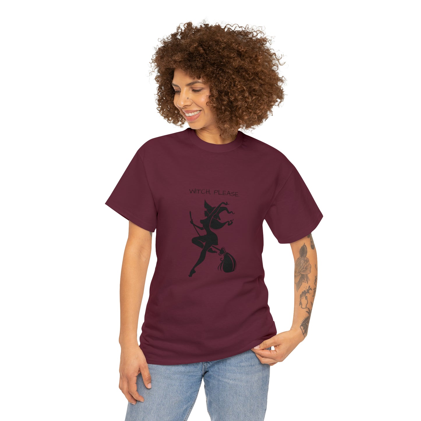 Witch please Heavy Cotton Tee