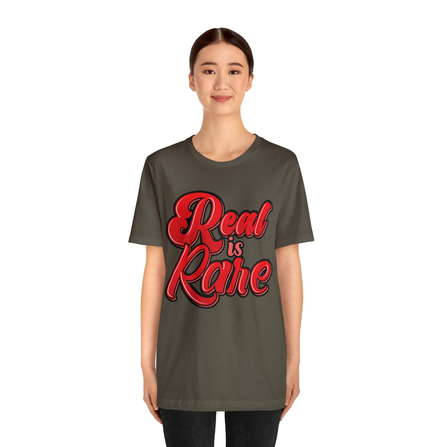 Real is rare Jersey Tee