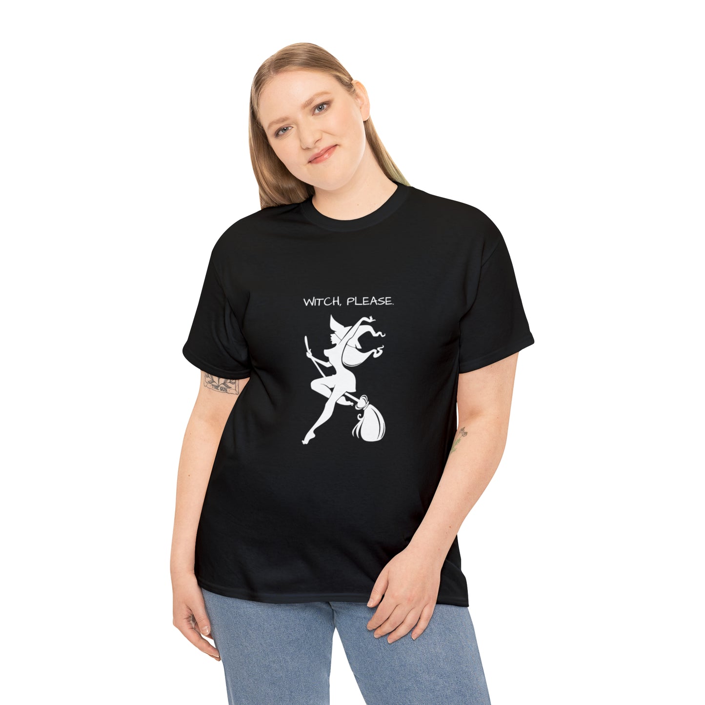 Witch please Heavy Cotton Tee