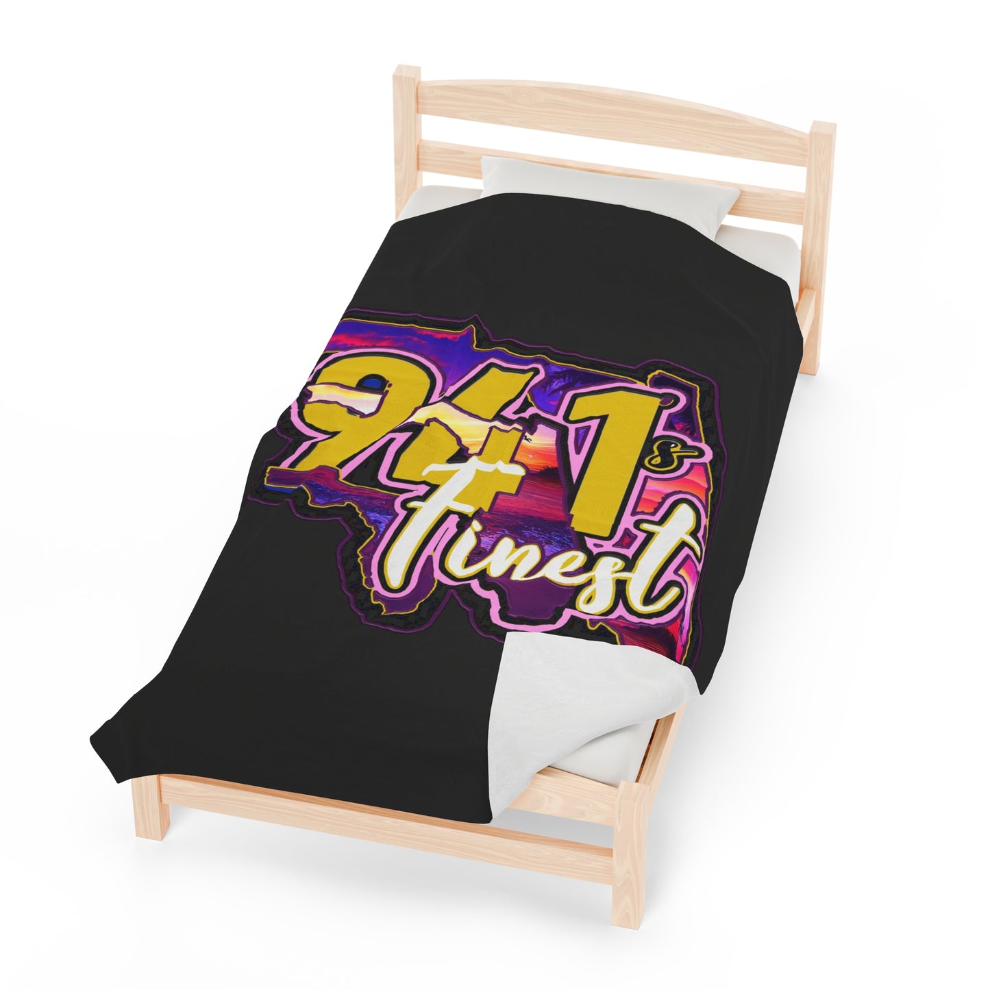 941’s finest Plush Blanket (Sunset)