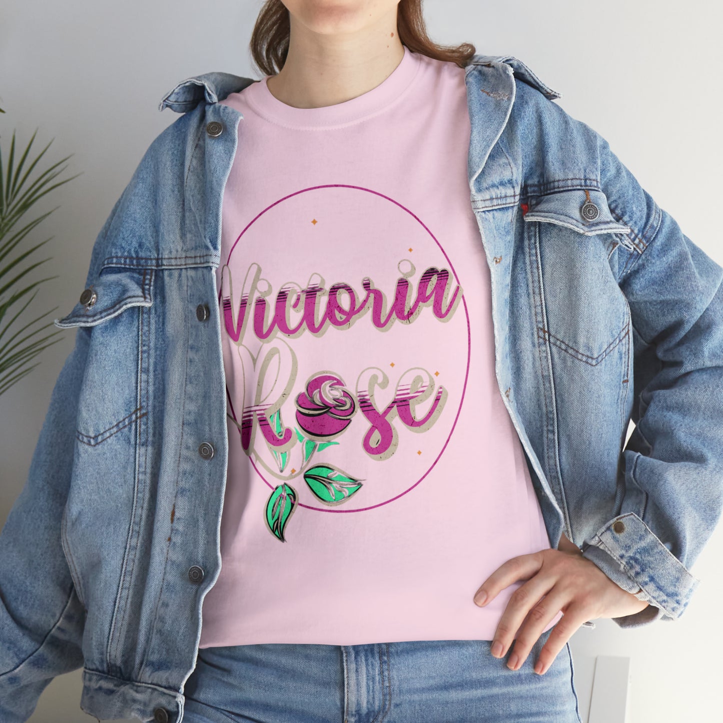 Victoria Rose Heavy Cotton Tee