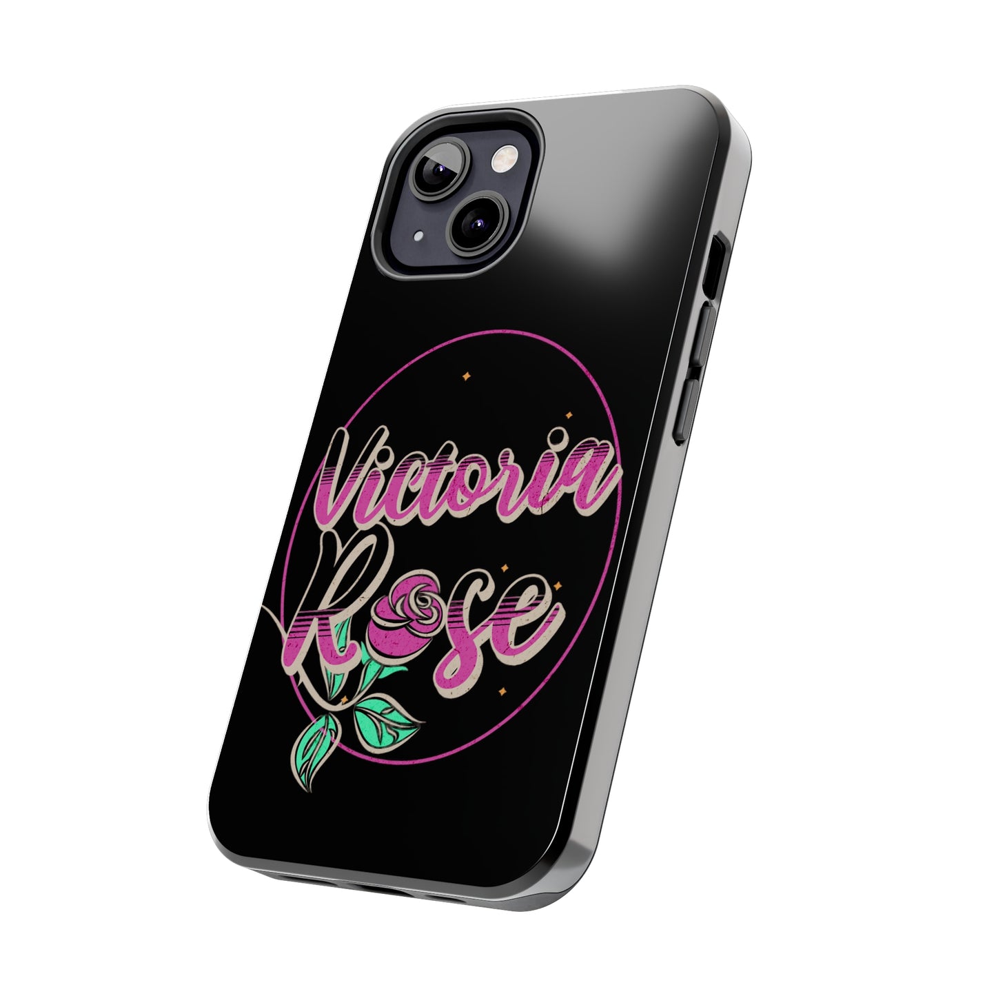 Victoria Rose Phone Case (Black)