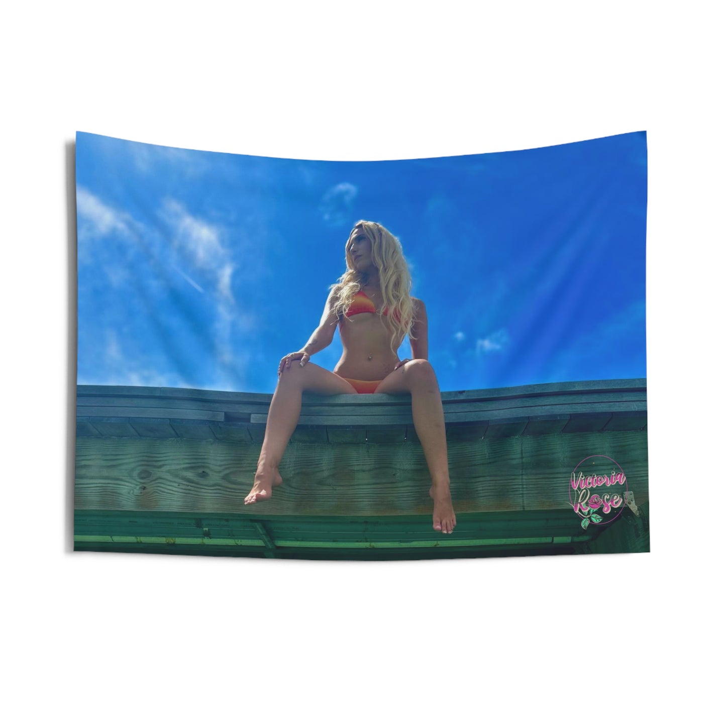 Victoria Rose Indoor Wall Tapestry (Above all odds)