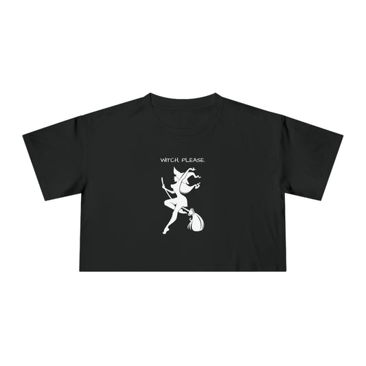 Witch please Women's Crop Tee