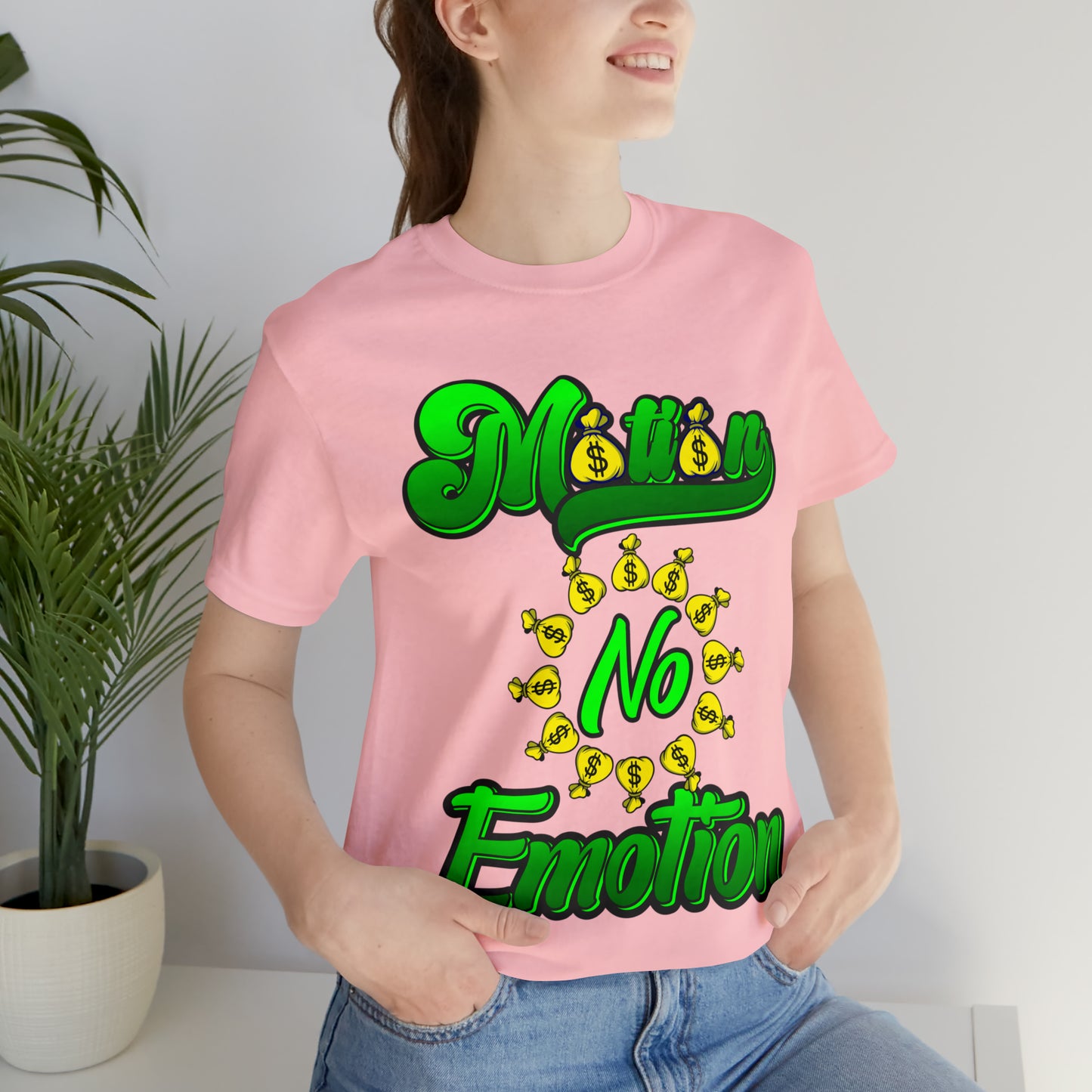 Motion No Emotion (moneybag) Jersey Short Sleeve Tee
