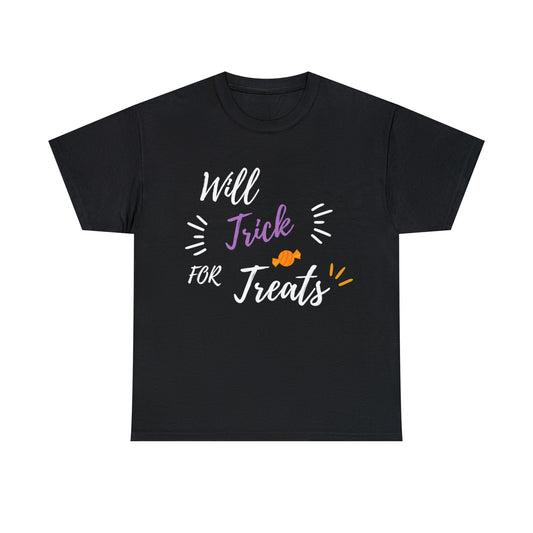 Trick for treats unisex Heavy Cotton Tee