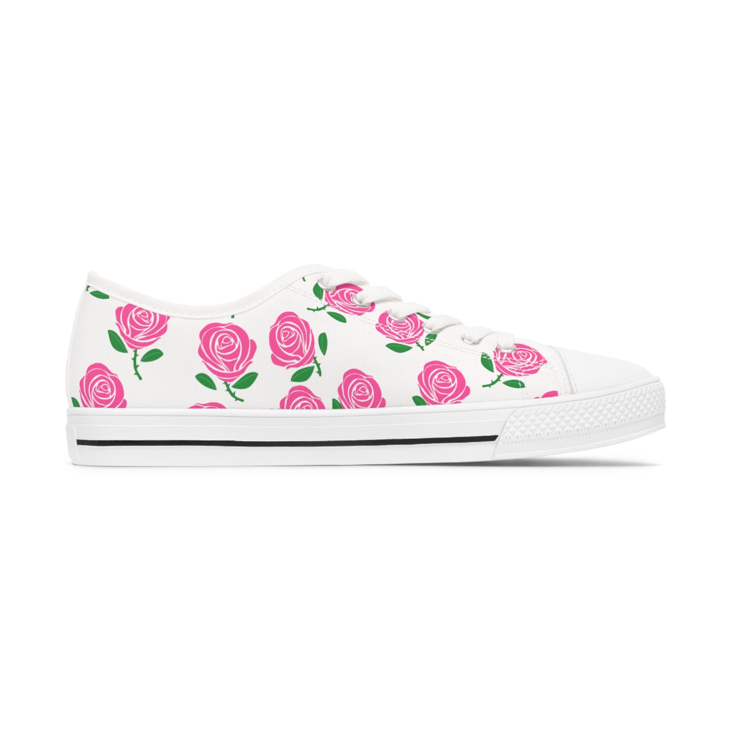 Victoria Rose “Roses everywhere” Women’s Low Top Sneakers