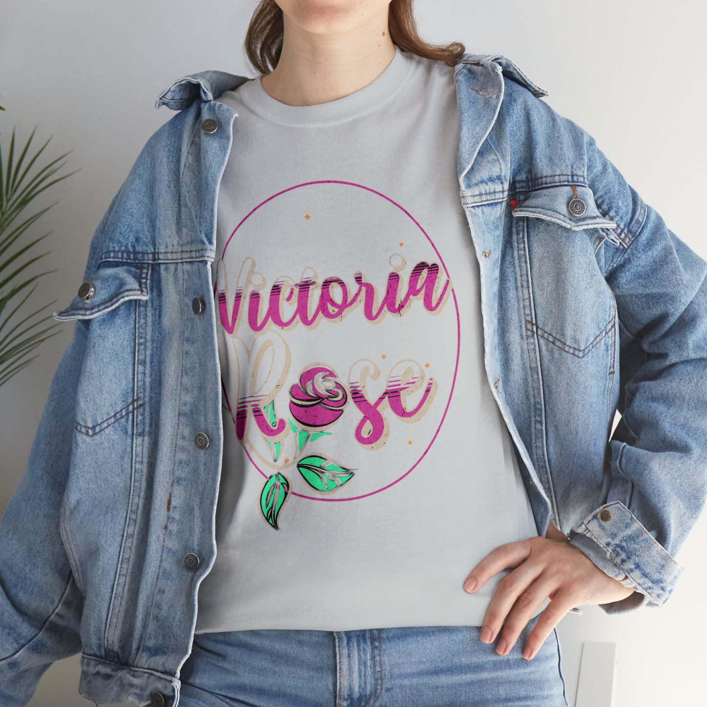 Victoria Rose Heavy Cotton Tee