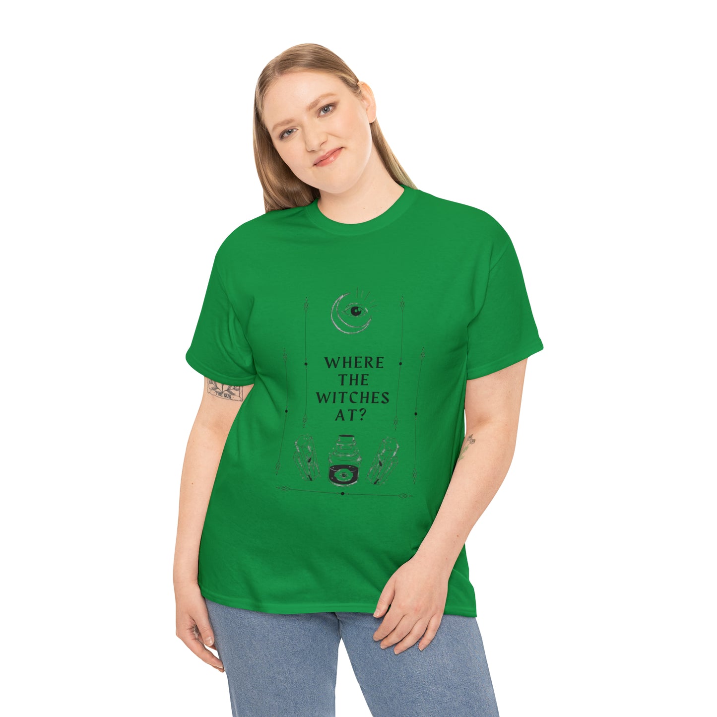 Where the witches at? Heavy Cotton Tee