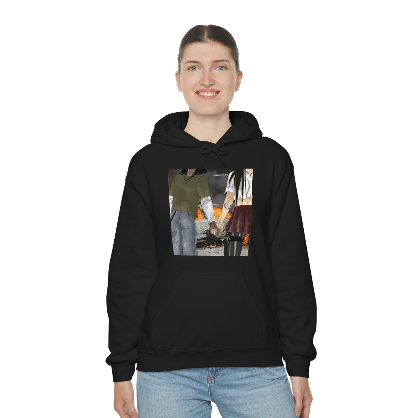“Through hell and back” Hooded Sweatshirt