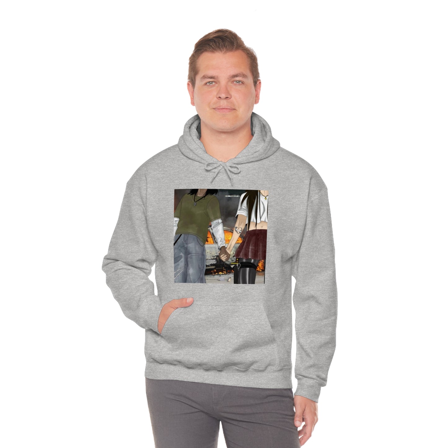 “Through hell and back” Hooded Sweatshirt