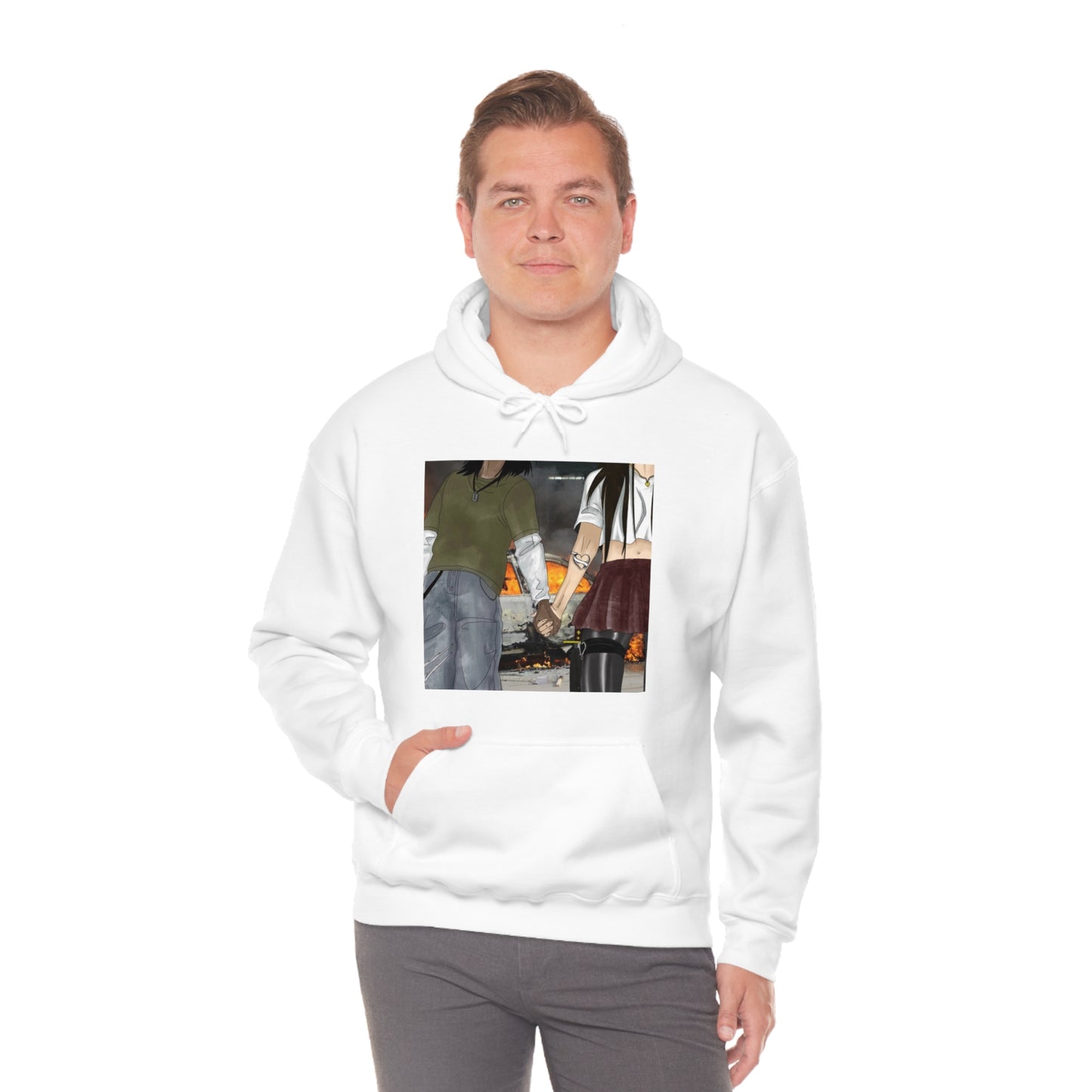 “Through hell and back” Hooded Sweatshirt