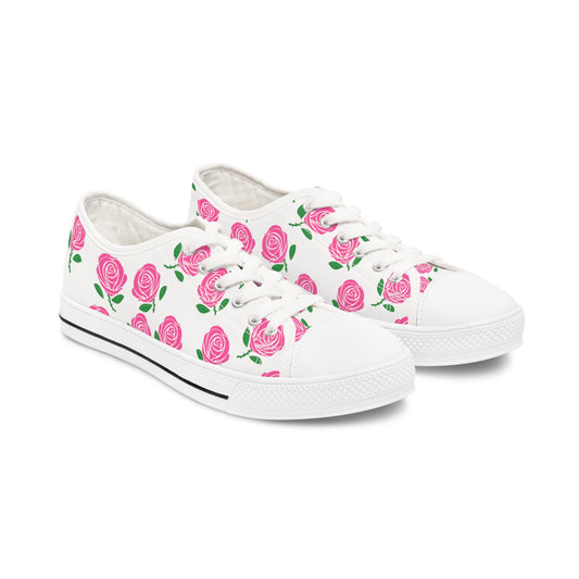 Victoria Rose “Roses everywhere” Women’s Low Top Sneakers