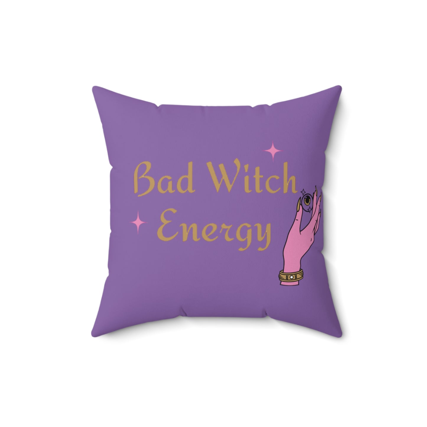 Bad witch energy Square Pillow
