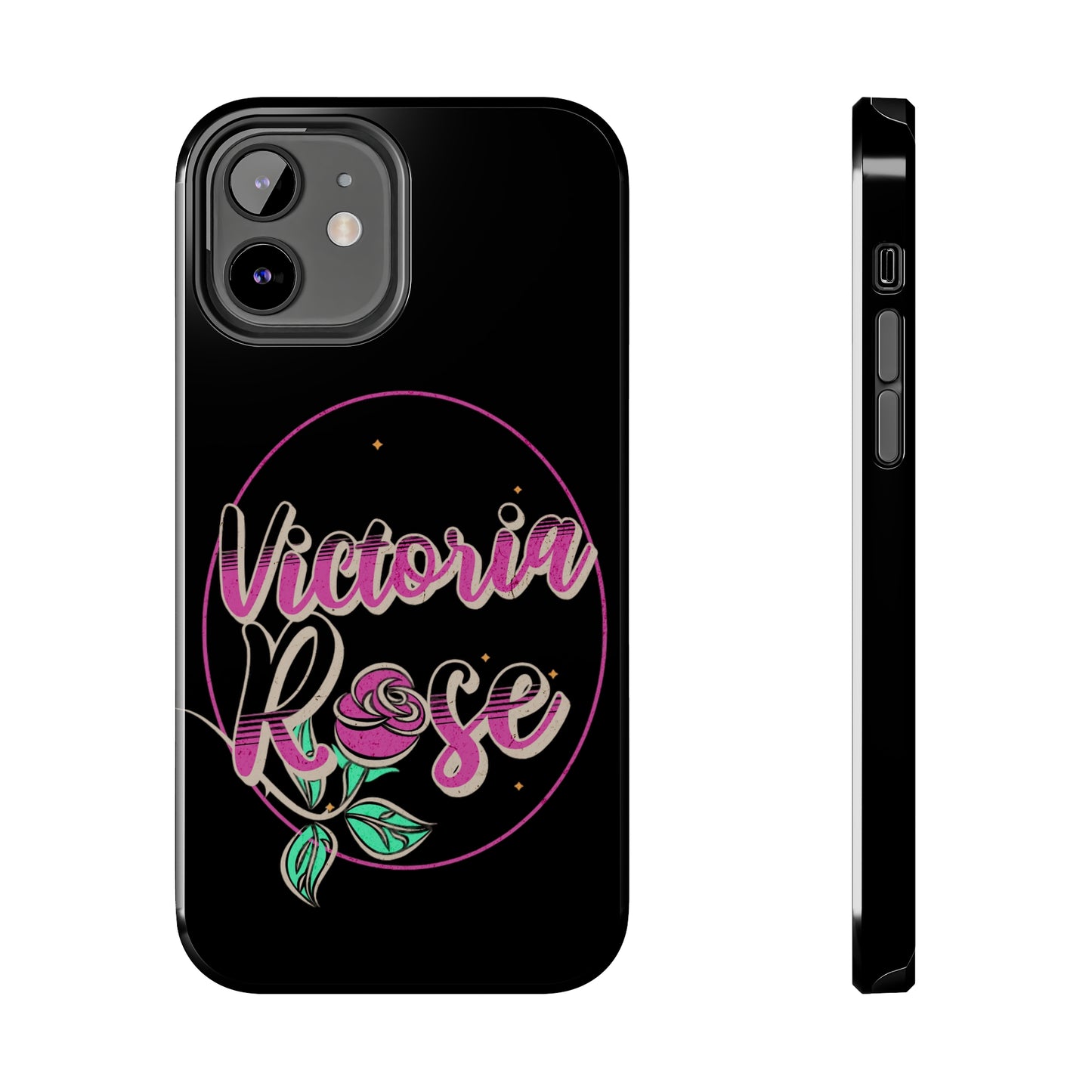 Victoria Rose Phone Case (Black)