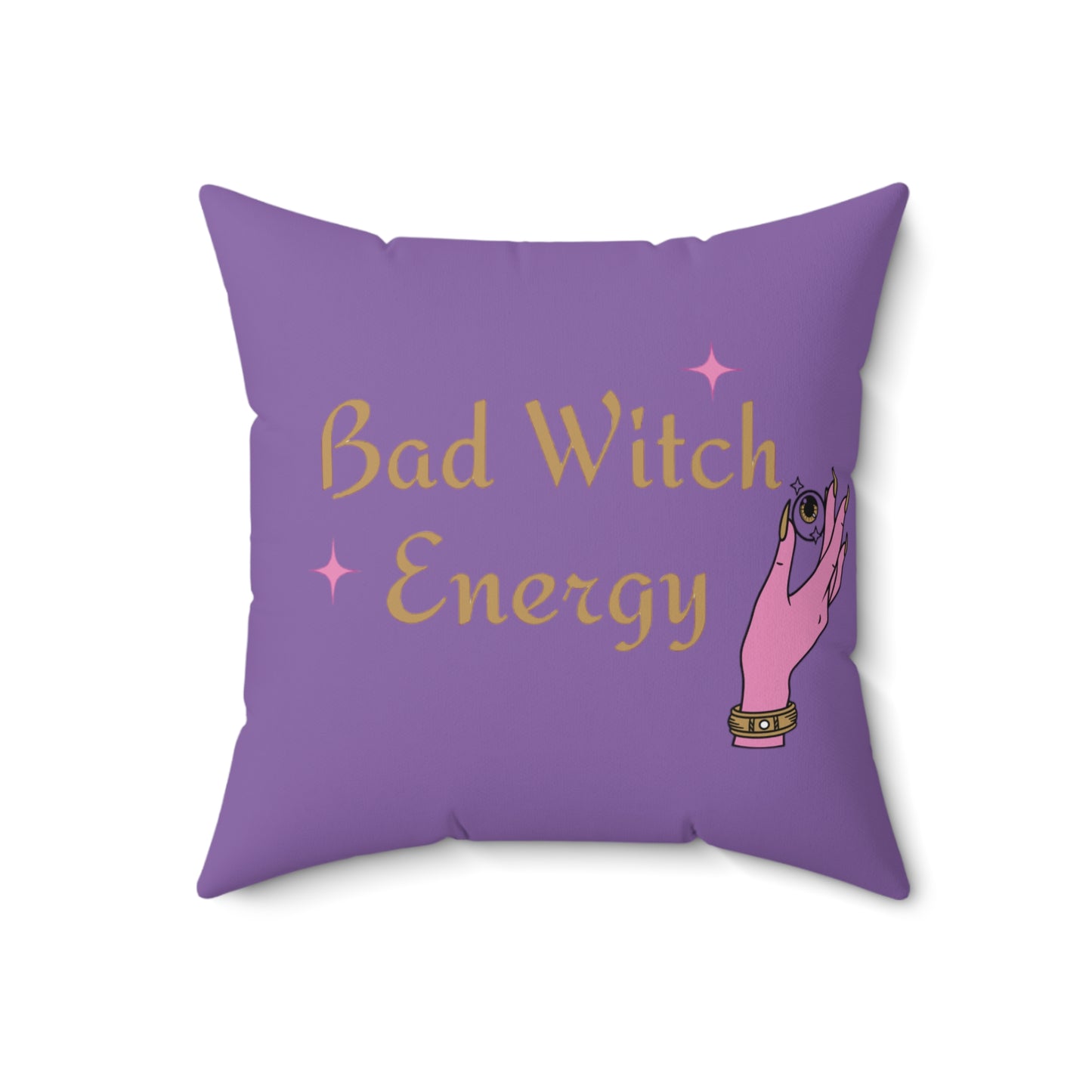 Bad witch energy Square Pillow