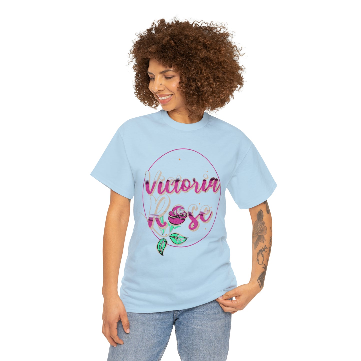 Victoria Rose Heavy Cotton Tee
