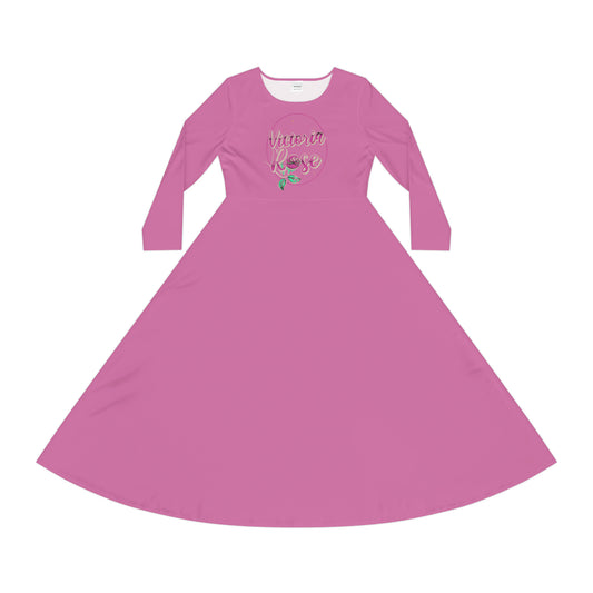 Victoria Rose Long Sleeve Dance Dress